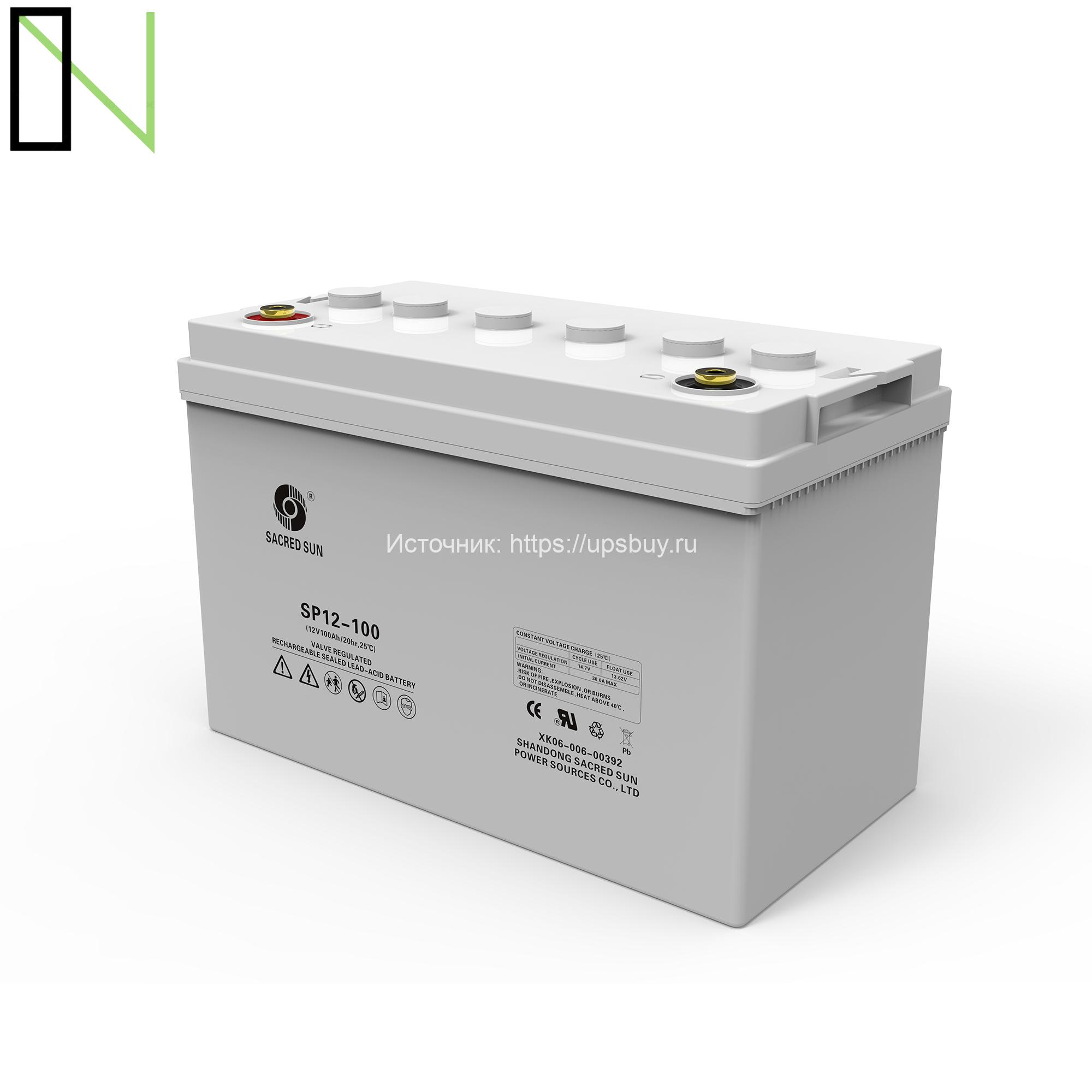 Аккумуляторная батарея Sacred Sun SP12-100-Sacred Sun