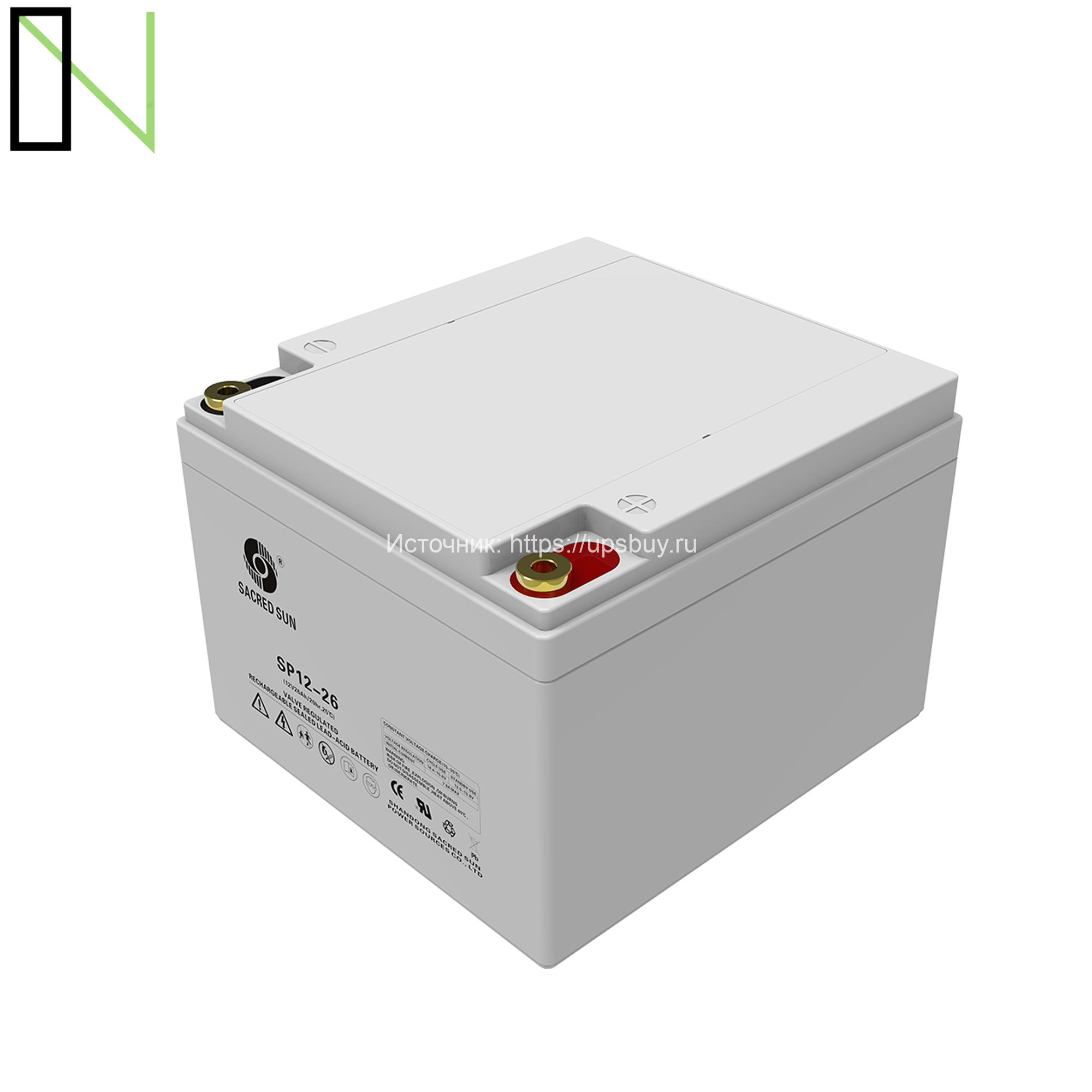 Аккумулятор Sacred Sun SP12-26