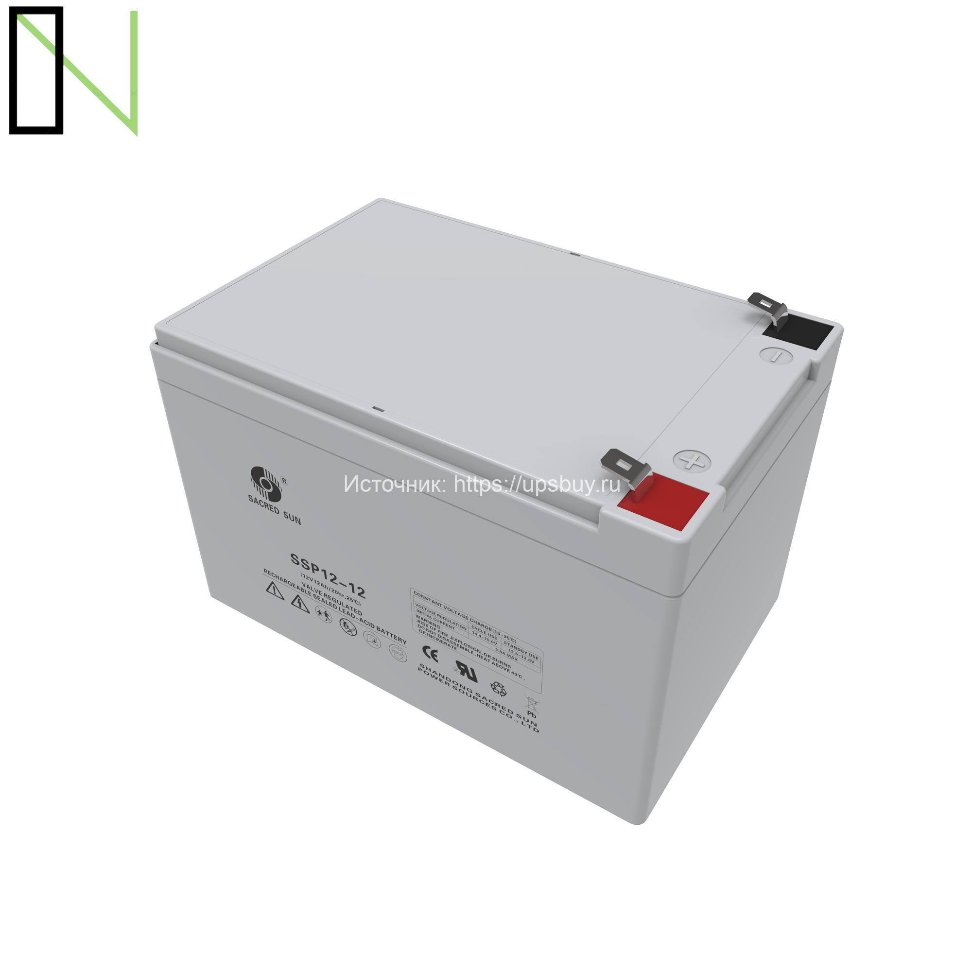 Аккумулятор Sacred Sun SSP12-12