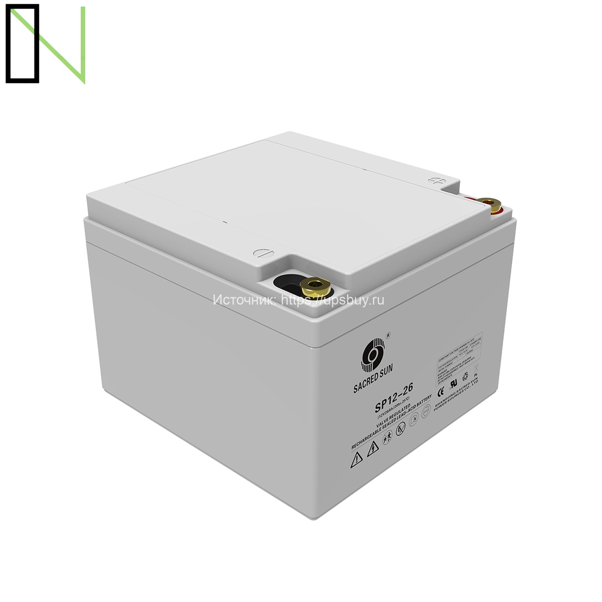 Аккумулятор Sacred Sun SP12-26