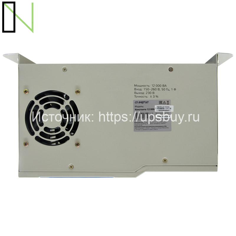 Стабилизатор напряжения Энергия Константа 12000 — изображение 9