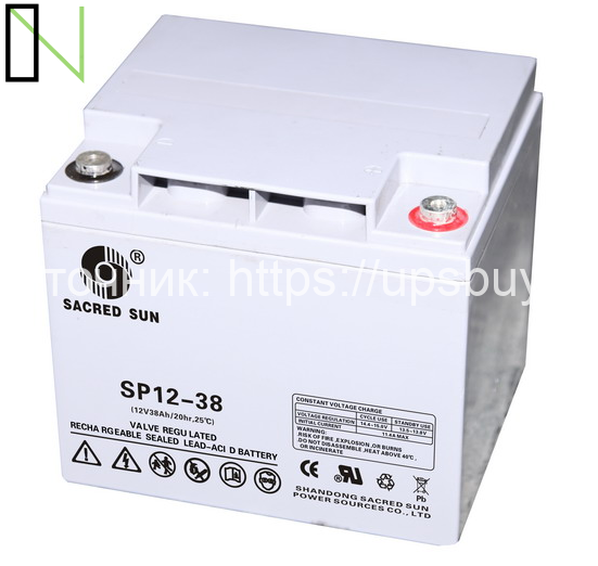 Аккумуляторная батарея Sacred Sun SP12-38-Sacred Sun