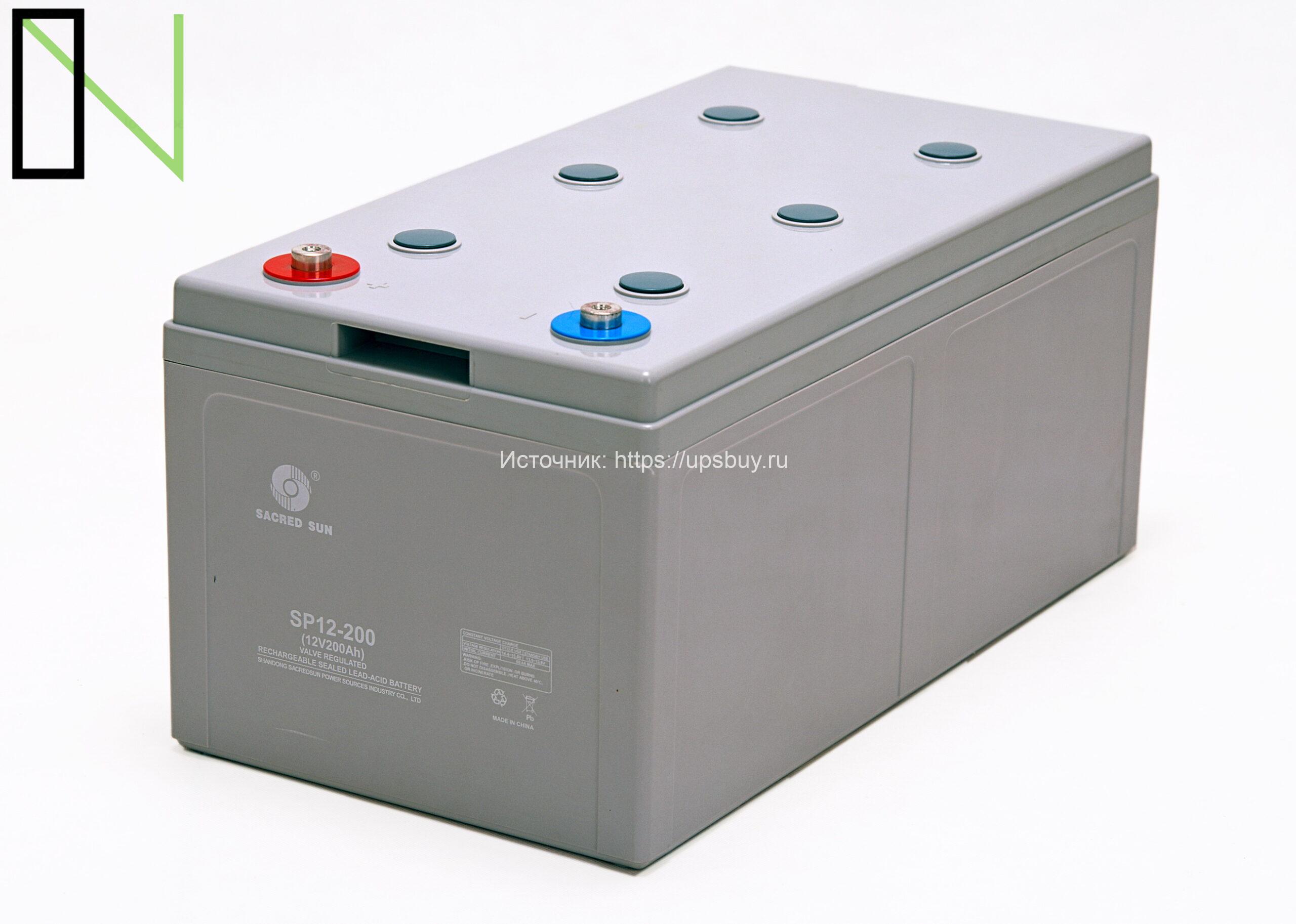 Аккумуляторная батарея Sacred Sun SP12-200-Sacred Sun