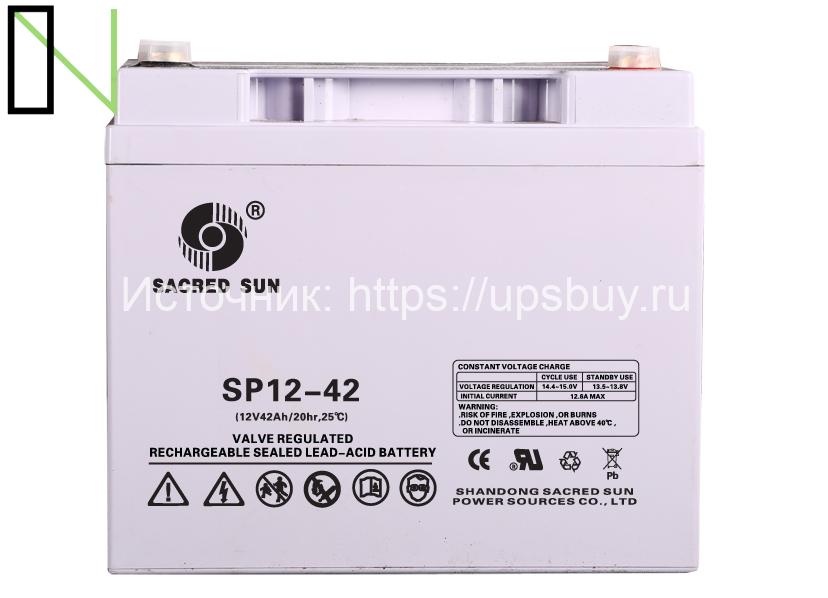 Аккумуляторная батарея Sacred Sun SP12-42-Sacred Sun