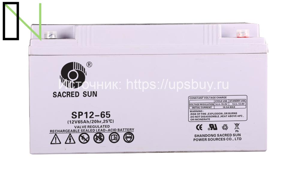 Аккумуляторная батарея Sacred Sun SP12-65-Sacred Sun