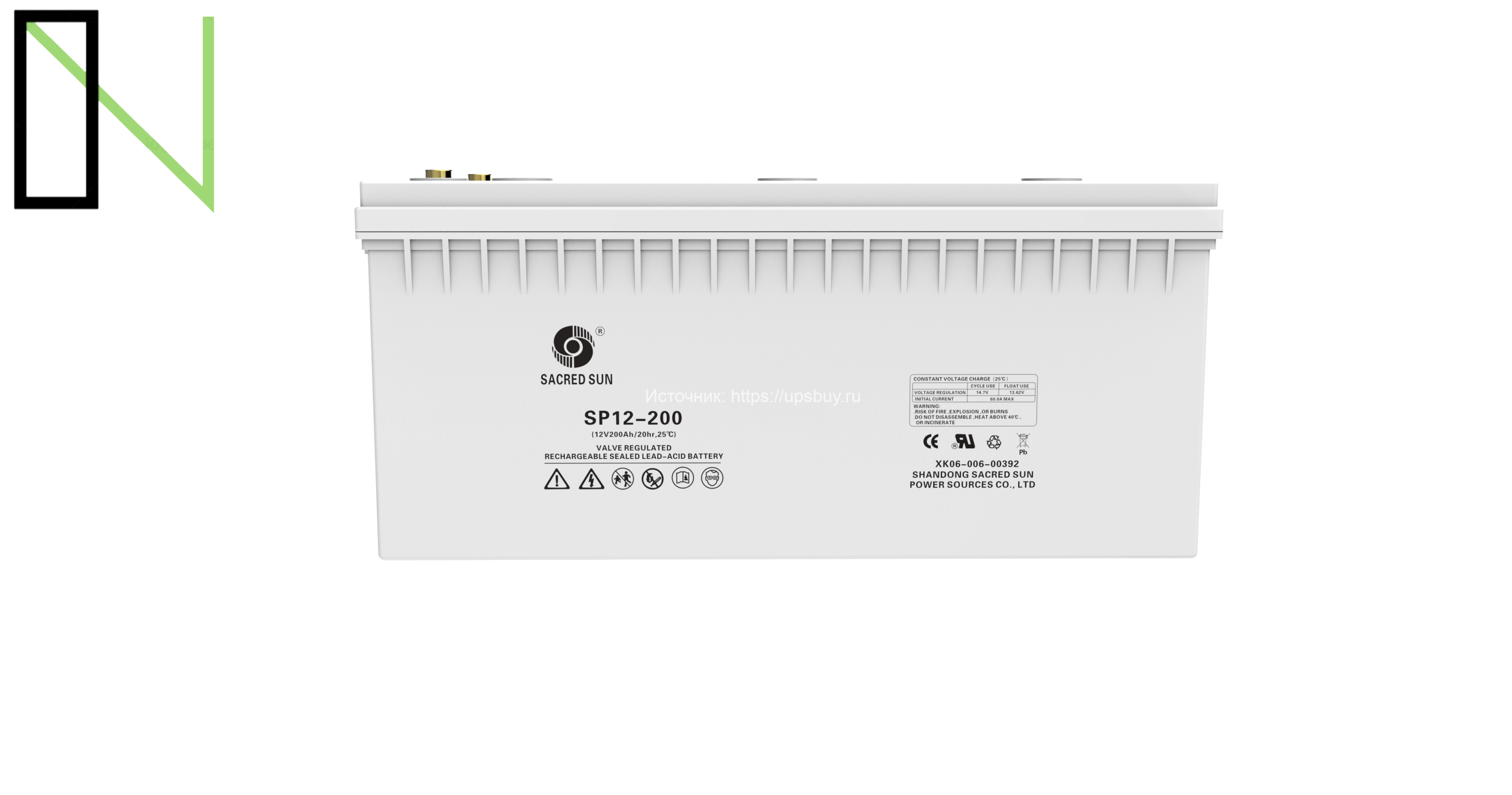 Аккумулятор Sacred Sun SP12-200