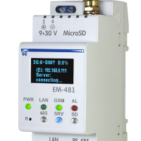 Контроллер web-доступа к управлению Modbus-оборудованием ЕМ-482-1