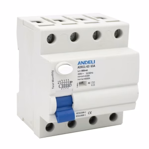 ADL03-020 - УЗО ADB1L-63 4P 32A 30mA тип AC 6kA (ANDELI)