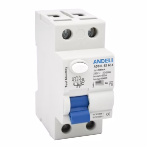ADL03-019 - УЗО ADB1L-63 2P 32A 30mA тип AC 6kA (ANDELI)