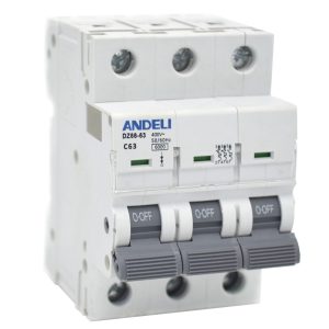 ADL01-252 - Авт. выкл. DZ66-63/3P 6A 6kA х-ка C (ANDELI)