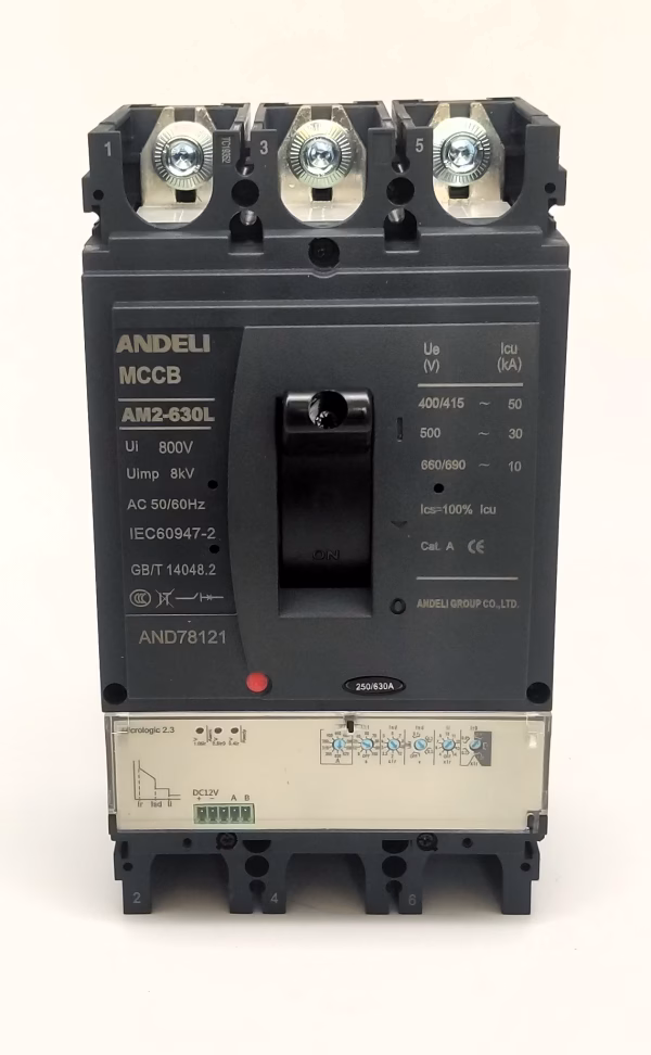 Авт. выкл.AM2-630L-2.3SE 630А (250А-630А) 50кА электронный расц (ANDELI) 78121 - ADL06-1214
