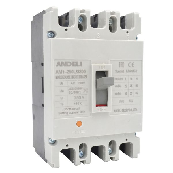 ADL06-042 - Авт. выкл.AM1-250L/3P 250A 35KA (ANDELI)