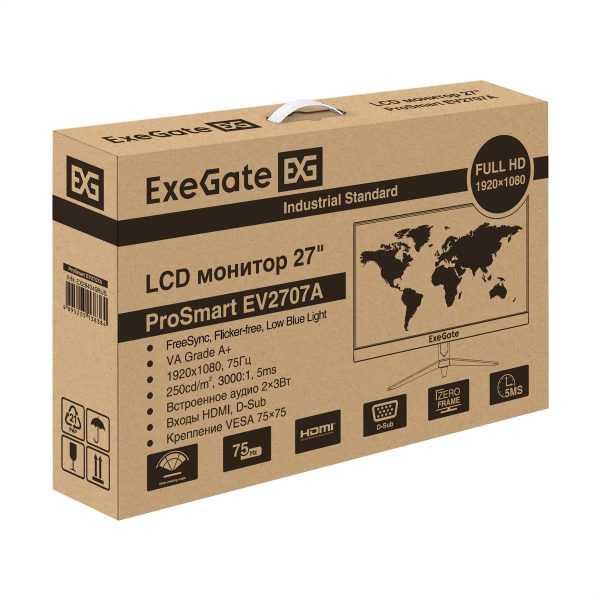 Монитор ExeGate 27" ProSmart EV2707A EX294345RUS — изображение 9