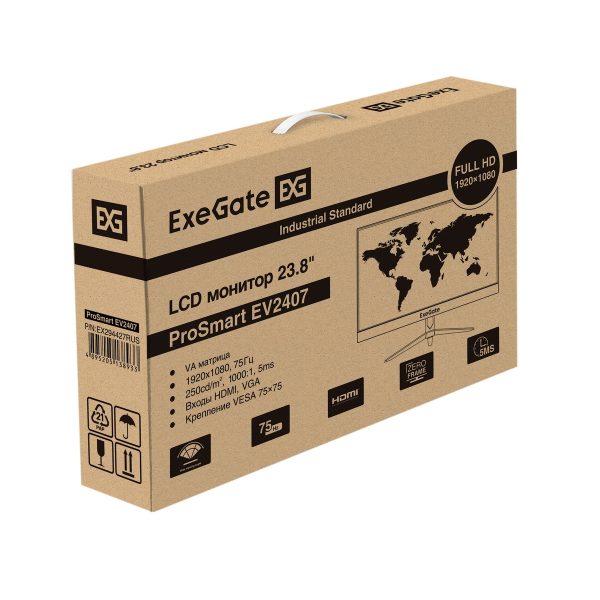 Монитор ExeGate 23.8" ProSmart EV2407 EX294427RUS — изображение 9