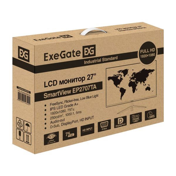 Монитор ExeGate 27" SmartView EP2707TA EX295529RUS — изображение 9