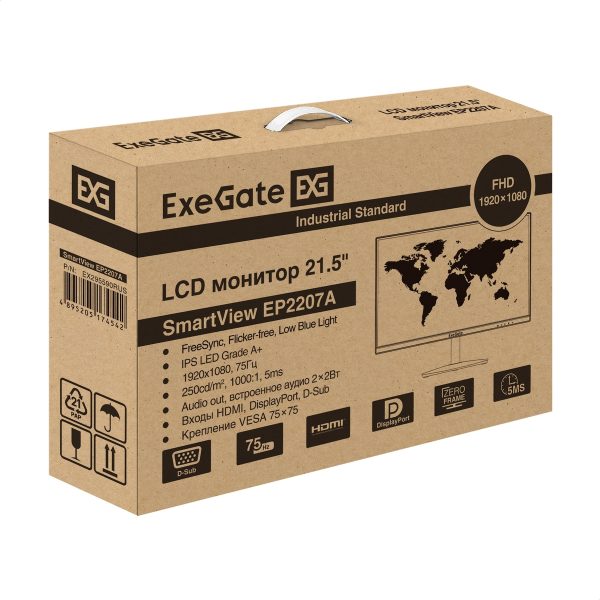 Монитор ExeGate 21.5" SmartView EP2207A EX295590RUS — изображение 9