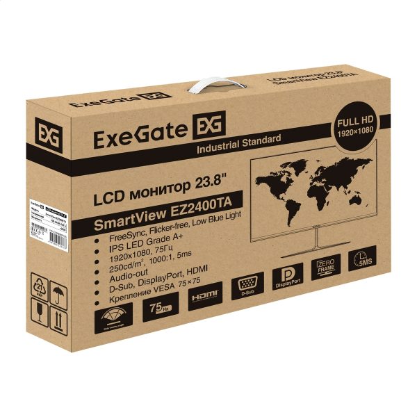 Монитор ExeGate 23.8" SmartView EZ2400TA EX296282RUS — изображение 9