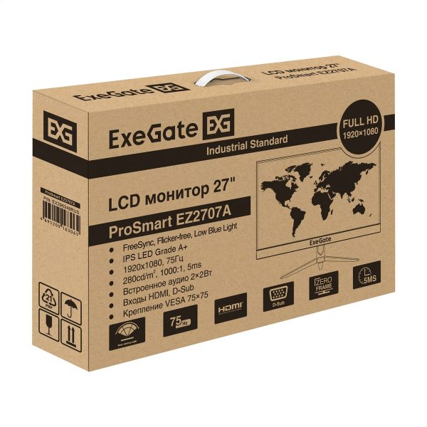 Монитор ExeGate 27" ProSmart EZ2707A EX296348RUS — изображение 9