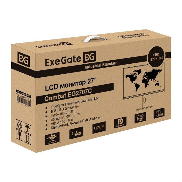 Монитор ExeGate 27" Combat EG2707C EX296975RUS — изображение 9