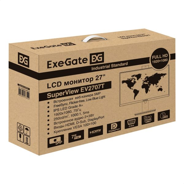 Монитор ExeGate 27" SuperView EV2707T EX297248RUS — изображение 9