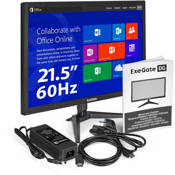 Монитор ExeGate 21.5" EB2200A EX297376RUS — изображение 5