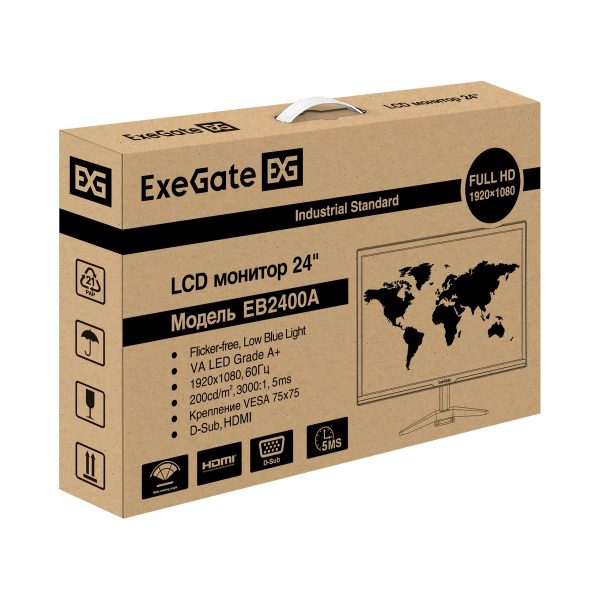 Монитор ExeGate 24" EB2400A EX297377RUS — изображение 9