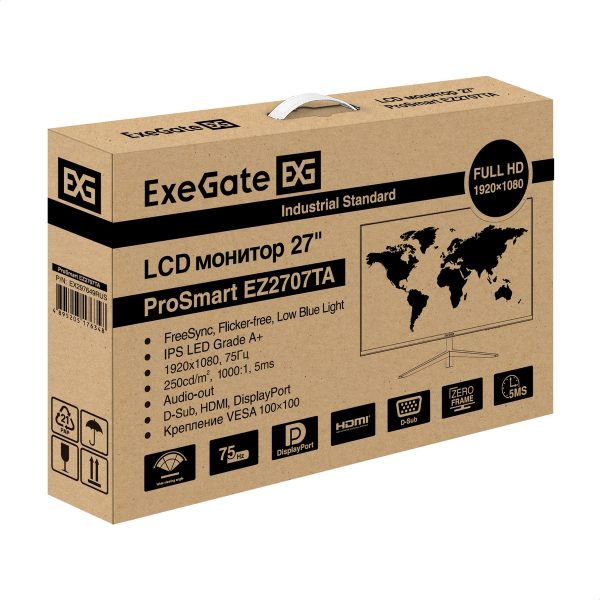 Монитор ExeGate 27" ProSmart EZ2707TA EX297649RUS — изображение 9
