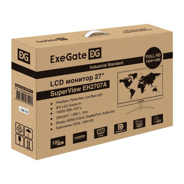 Монитор ExeGate 27" SuperView EH2707A EX298354RUS — изображение 9
