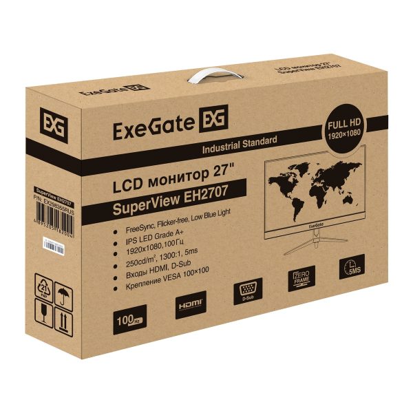 Монитор ExeGate 27" SuperView EH2707 EX298355RUS — изображение 9