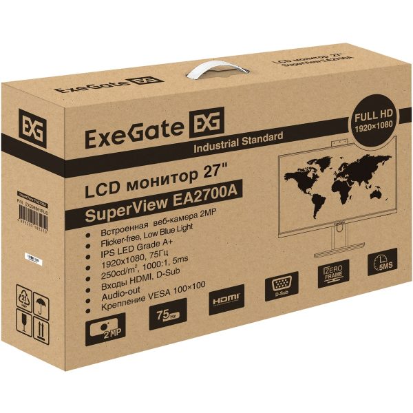 Монитор ExeGate 27" SuperView EA2700A EX298881RUS — изображение 9