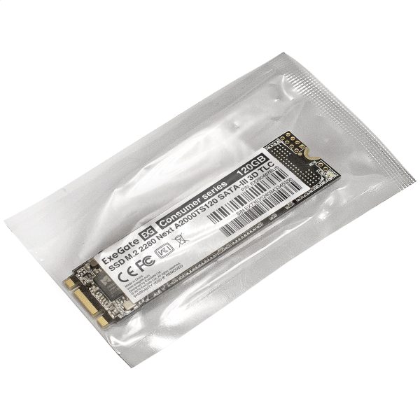 Накопитель SSD M.2 2280 120GB ExeGate® Next A2000TS120 (EX280467RUS) — изображение 4