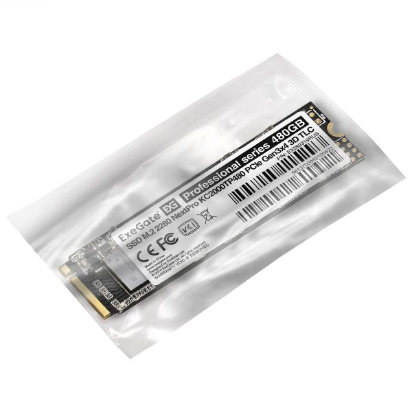 Накопитель SSD M.2 2280 480GB ExeGate® NextPro KC2000TP480 (EX282319RUS) — изображение 3