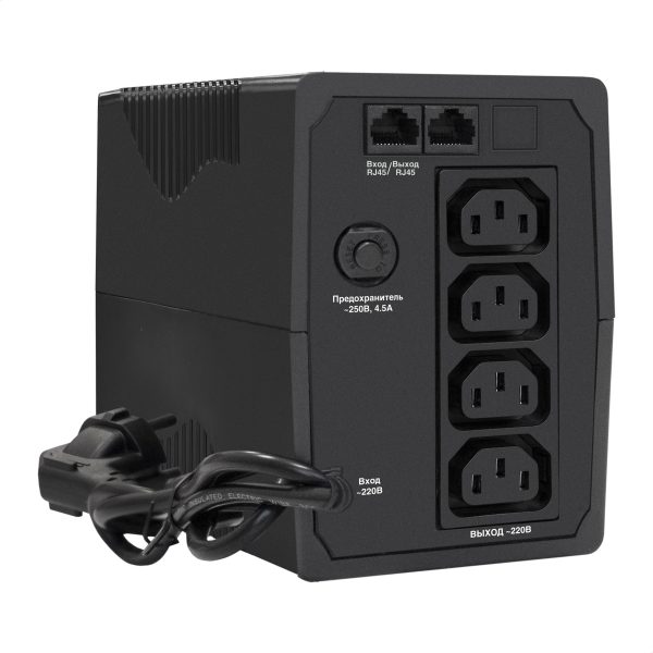 ИБП ExeGate Power Back BNB-850.LED.AVR.4C13.RJ (EP285473RUS) — изображение 2