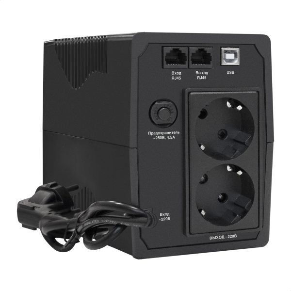ИБП ExeGate Power Smart ULB-850.LCD.AVR.2SH.RJ.USB (EP285478RUS) — изображение 3
