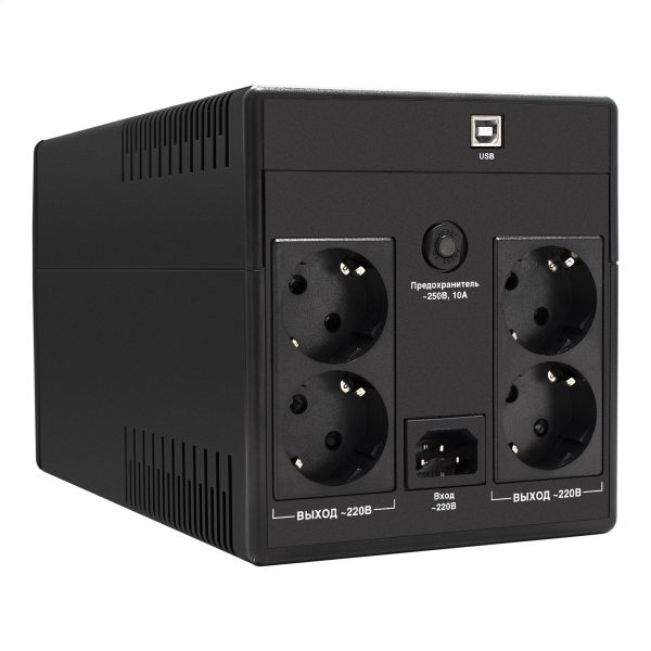 ИБП ExeGate SpecialPro UNB-1200.LED.AVR.4SH.USB (EP285490RUS) — изображение 2