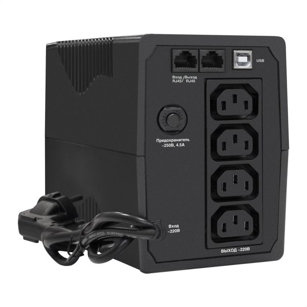 ИБП ExeGate SpecialPro Smart LLB-600.LCD.AVR.4C13.RJ.USB (EP285579RUS) — изображение 3