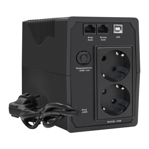 ИБП ExeGate SpecialPro UNB-650.LED.AVR.2SH.RJ.USB (EP285597RUS) — изображение 2