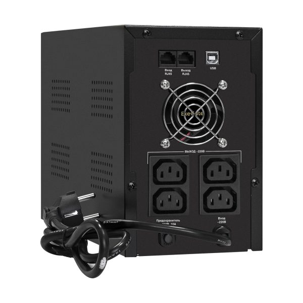 ИБП ExeGate SpecialPro UNB-2000.LED.AVR.4C13.RJ.USB (EX292608RUS) — изображение 2