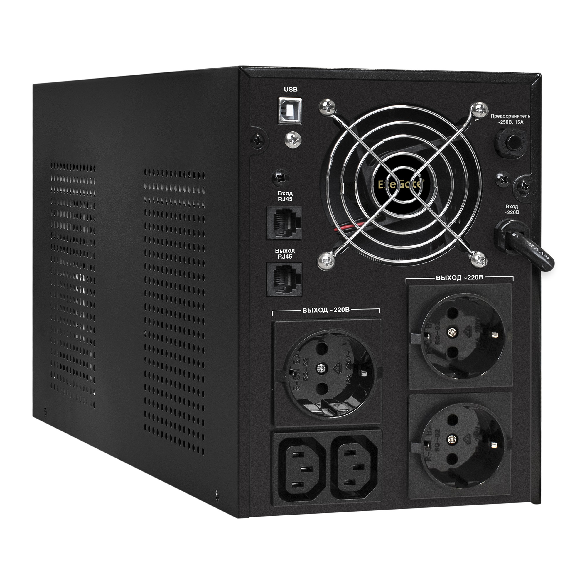 ИБП ExeGate SpecialPro Smart LLB-3000.LCD.AVR.3SH.2C13.RJ.USB (EX292636RUS) — изображение 3