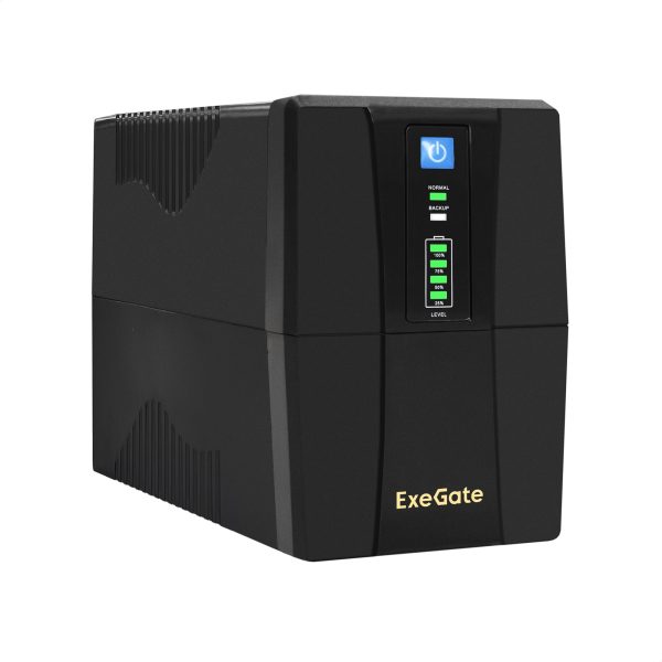 ИБП ExeGate Power Back BNB-1000.LED.AVR.2SH.RJ.USB (EX292786RUS)