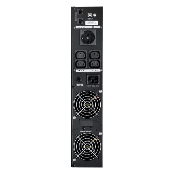ИБП Pure Sine Wave ExeGate SinePower UHB-2000.LCD.AVR.1SH.4C13.RJ.USB.2U (EX293052RUS) — изображение 3