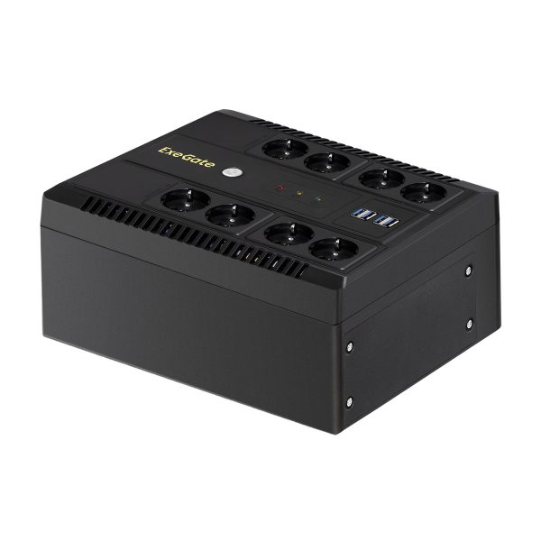 ИБП ExeGate NEO NNB-600.LED.AVR.8SH.CH (EX293853RUS)