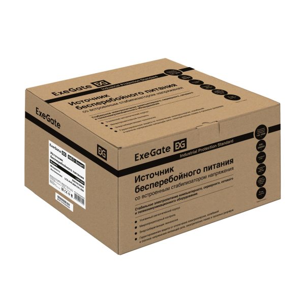 ИБП ExeGate NEO Smart LHB-600.LCD.AVR.8SH.CH.RJ.USB (EX293856RUS) — изображение 6