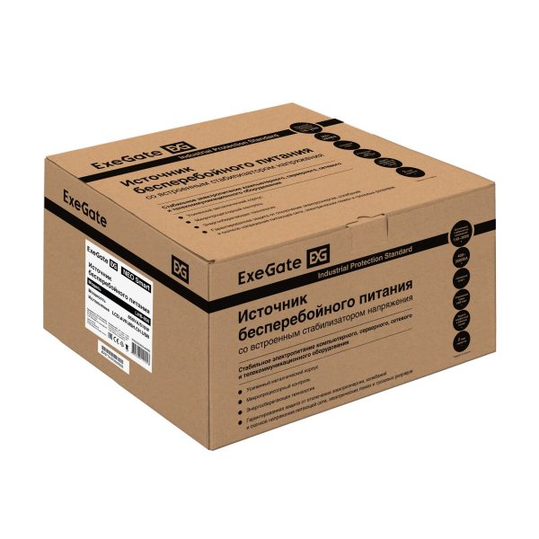 ИБП ExeGate NEO Smart LHB-850.LCD.AVR.8SH.CH.RJ.USB (EX295014RUS) — изображение 6