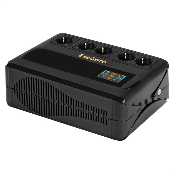 ИБП ExeGate NEO Smart BU-1000.LCD.AVR.5SH (EX295686RUS)
