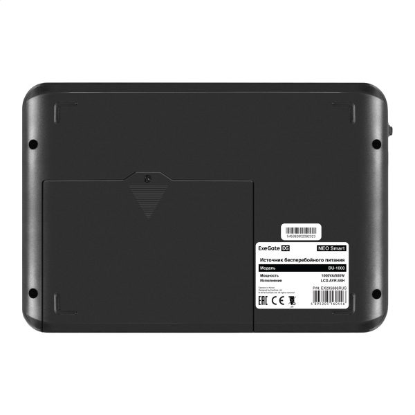 ИБП ExeGate NEO Smart BU-1000.LCD.AVR.5SH (EX295686RUS) — изображение 5