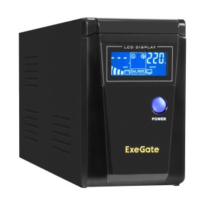 ИБП ExeGate SineTower SN-600.LCD.AVR.2SH (EX295980RUS)