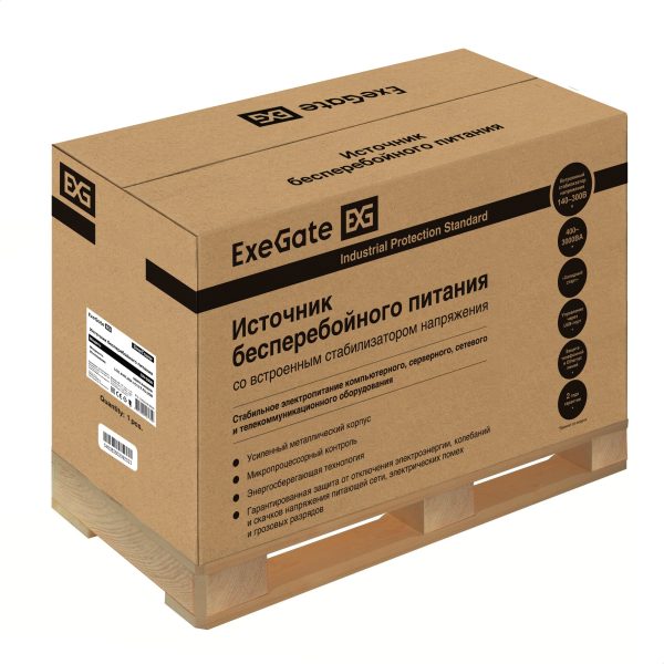ИБП ExeGate SineTower SN-5000.LCD.AVR.2SH.1C13.T.RJ.USB (EX295985RUS) — изображение 8