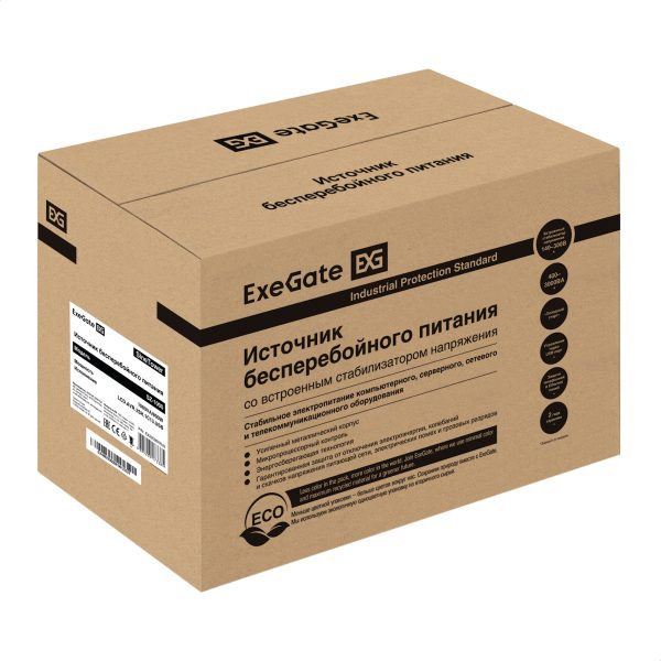 ИБП ExeGate SineTower SZ-1000.LCD.AVR.2SH.1C13.USB , Black (EX295987RUS) — изображение 7