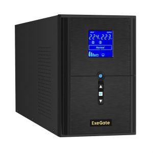 ИБП ExeGate SineTower SZ-2000.LCD.AVR.3SH.1C13.USB , Black (EX295989RUS)